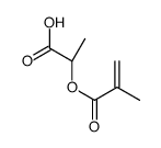 (2S)-2-(2-methylprop-2-enoyloxy)propanoic acid Structure