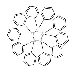 Cyclopentasilane,1,1,2,2,3,3,4,4,5,5-decaphenyl- Structure