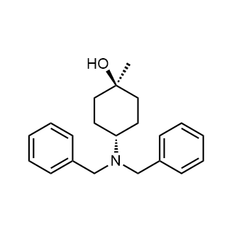 (1R,4r)-4-(二苄基氨基)-1-甲基环己-1-醇结构式