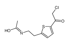 N-[2-[5-(2-chloroacetyl)thiophen-2-yl]ethyl]acetamide Structure