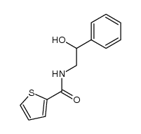 N-(2-hydroxy-2-phenylethyl)thiophene-2-carboxamide结构式