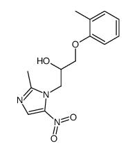 1-(2-methyl-5-nitro-imidazol-1-yl)-3-o-tolyloxy-propan-2-ol Structure