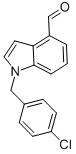 1-[(4-chlorophenyl)methyl]-1h-indole-4-carboxaldehyde结构式