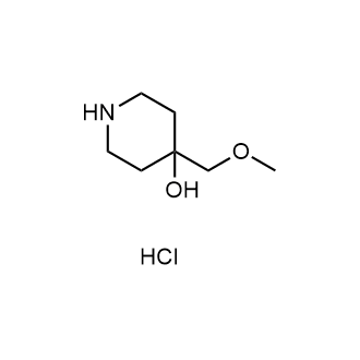 4-(甲氧基甲基)哌啶-4-醇盐酸结构式