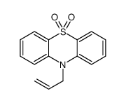 10-prop-2-enylphenothiazine 5,5-dioxide Structure