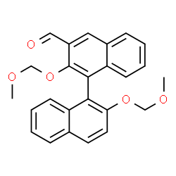 R-2,2'-bis(methoxymethoxy)-[1,1'-Binaphthalene]-3-carboxaldehyde structure