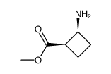 Cyclobutanecarboxylic acid, 2-amino-, methyl ester, (1R,2S)- (9CI)图片