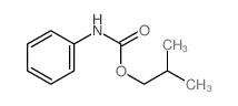 Carbamic acid, phenyl-,2-methylpropyl ester (9CI) Structure