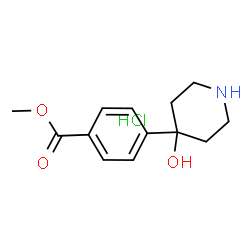 Methyl 4-(4-hydroxy-4-piperidinyl)benzoate hydrochloride (1:1) picture