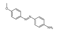 4-(4-methoxyphenyl)diazenylaniline结构式