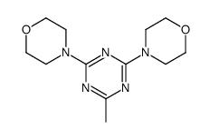 2-Methyl-4,6-dimorpholino-1,3,5-triazine Structure