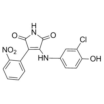 3-[(3-氯-4-羟苯基)氨基]-4-(2-硝苯基)-1H-吡咯-2,5-二酮图片