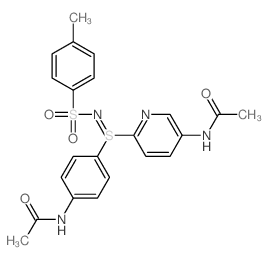 Sulfilimine,S-(p-acetamidophenyl)-S-(5-acetamido-2-pyridyl)-N-(p-tolylsulfonyl)- (8CI) picture