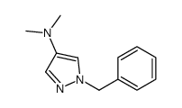 1-Benzyl-N,N-dimethyl-1H-pyrazol-4-amine structure