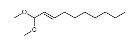 1,1-dimethoxy-dec-2-ene Structure