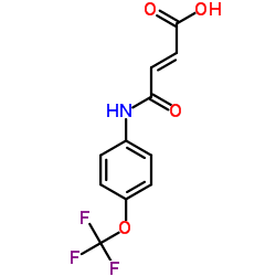 3-(N-(4-(TRIFLUOROMETHOXY)PHENYL)CARBAMOYL)PROP-2-ENOIC ACID结构式