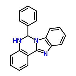 6-Phenyl-5,6-dihydrobenzimidazo[1,2-c]quinazoline结构式