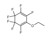 1,3,4,5,5,6,6-heptafluoro-2-ethoxy-1,3-cyclohexadiene结构式