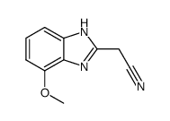 2-(氰基甲基)-4-甲氧基苯并咪唑结构式