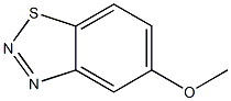 5-methoxybenzo[d][1,2,3]thiadiazole结构式