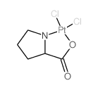 Platinate(1-), dichloro(L-prolinato-N(1),O(2))-, potassium, (SP-4-3)- picture