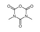 3,5-dimethyl-1,3,5-oxadiazinane-2,4,6-trione结构式