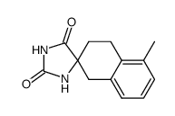 5'-methyl-3',4'-dihydro-1'H-spiro[imidazolidine-4,2'-naphthalene]-2,5-dione结构式