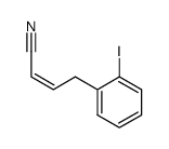 (Z)-4-(2-iodophenyl)-2-butenenitrile Structure