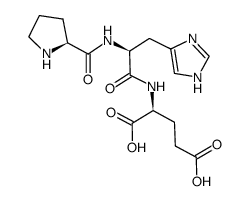 h-pro-his-glu-oh Structure