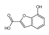 7-Hydroxy-1-benzofuran-2-carboxylic acid Structure