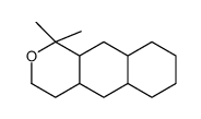 dodecahydro-1,1-dimethyl-1H-naphtho[2,3-c]pyran结构式