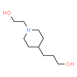 4-(hydroxypropyl)piperidine-1-ethanol结构式