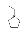 1-Ethyltetrahydro-1H-phosphole Structure