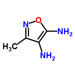 4,5-Isoxazole diamine,3-methyl-(9CI) Structure