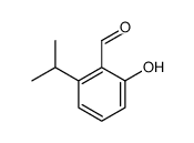 Benzaldehyde, 2-hydroxy-6-(1-methylethyl)- (9CI)结构式