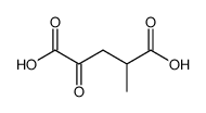 2-METHYL-4-OXOPENTANEDIOIC ACID Structure