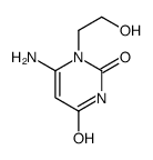 6-amino-1-(2-hydroxyethyl)pyrimidine-2,4-dione Structure