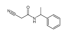 2-CYANO-N-(1-PHENYL-ETHYL)-ACETAMIDE结构式