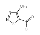 4-methylthiadiazole-5-carbonyl chloride structure