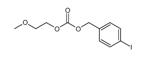 p-Iodobenzyl 2-methoxyethyl=carbonate结构式