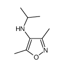 4-Isoxazolamine,3,5-dimethyl-N-(1-methylethyl)-(9CI) structure