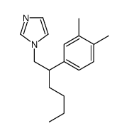 1-[2-(3,4-dimethylphenyl)hexyl]imidazole Structure