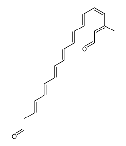 3-methylnonadeca-2,4,6,8,10,12,14,16-octaenedial结构式