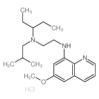 1,2-Ethanediamine,N1-(1-ethylpropyl)-N2-(6-methoxy-8-quinolinyl)-N1-(2-methylpropyl)-,hydrochloride (1:2) picture