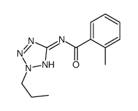 Benzamide, 2-methyl-N-(2-propyl-2H-tetrazol-5-yl)- (9CI) Structure