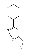 5-(Chloromethyl)-3-cyclohexylisoxazole Structure