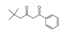 4,4-Dimethyl-1-phenylsulfinyl-2-pentanon结构式