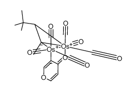 Os2(CO)6(μ-γ-C5H3O2)(μ-t-BuCHCMe) Structure