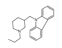 9-(1-Propyl-3-piperidylmethyl)-9H-carbazole结构式