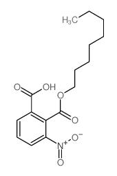 3-nitro-2-octoxycarbonyl-benzoic acid structure